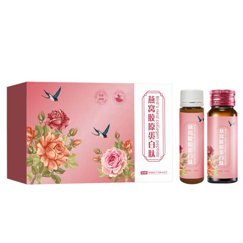 燕窩膠原蛋白肽口服液代加工廠OEM/ODM小分子活性肽液態(tài)飲品定制